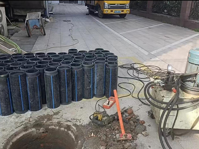 襄阳PE置换管厂家 DN315置换管 非开挖管短管置换